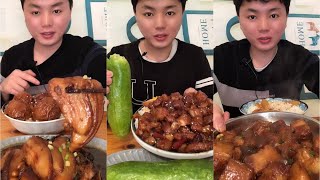 ASMR Eating Pork Belly🥓🥓 Mukbang So Yum [upl. by Gerfen]