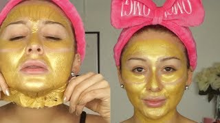 Gold peel off mask review  Mask Mondays Yes Hipolito [upl. by Eivod409]