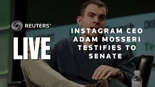 LIVE Instagram CEO Adam Mosseri testifies to Senate about protecting children [upl. by Niamart]