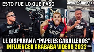 Disparan a influencer PAPELES CABALLERO el MI SUB en GUAYAQUIL  Ecuador ESTO FUE LO QUE PASO 2022 [upl. by Grim]