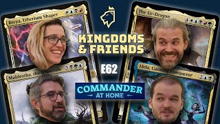 commanderathome amp ​​⁠KingdomsTV  Breya v UrDragon v Alela v Muldrotha  Commander Game [upl. by Liagiba]