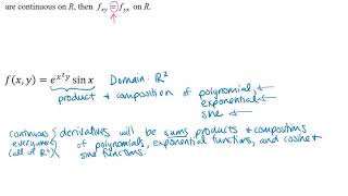 Clairauts Theorem Mixed Second Partial Derivative Theorem [upl. by Fuchs398]