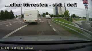 Idioter i trafiken nr 1 [upl. by Ominorej]