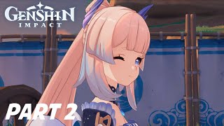 Sangonomiya Kokomis Story Quest Walkthrough Gameplay Part 2 Japanese Dub  Genshin Impact [upl. by Llewol42]