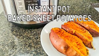 Instant Pot Baked Sweet Potatoes [upl. by Annavas]