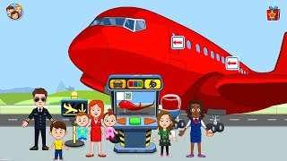 Lets Play Kinderspiele 🛫 My Town Airport 🛬 Flughafen Spiel für Kinder ab 4 Jahre [upl. by Gruber]