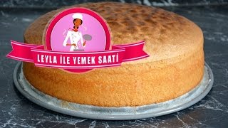 Pandispanya Tarifi  Biskuit Teig  Leyla ile Yemek Saati [upl. by Iona]