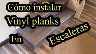 Como instalar piso en escaleras Fácil y Rápido [upl. by Yenmor]