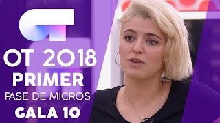 quotLOST ON YOUquot  ALBA RECHE  PRIMER PASE DE MICROS GALA 10  OT 2018 [upl. by Eelah]