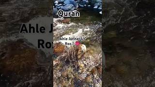 Quran  Ahle Jannat Us Roz🤲💗 quran jannat youtubeshorts [upl. by Greerson]