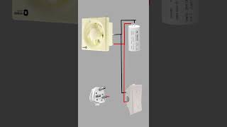 Farhanelectrician555 Exhaust fan 25 microfarad capacitor wiring electrical shorts video [upl. by Kam]