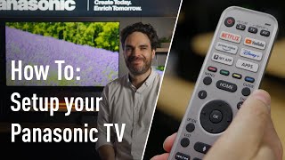 How to  Setup your Panasonic TV [upl. by Allie]