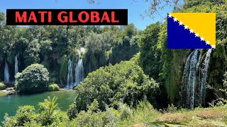 KRAVICE WATERFALLS BLAGAJ POCITELJ 1 DAY TRIP FROM MOSTAR IN BOSNIA 4K BALKANS 58 [upl. by Nedra]