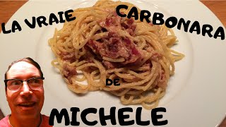 LA VRAIE RECETTE DE LA CARBONARA [upl. by Rollecnahc]