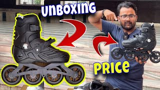 inline skating unboxing  skating price cheap inline skating  inline buy here  try skating [upl. by Chandos]