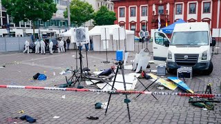 Islamistisches Motiv bei MesserAttentat in Mannheim vermutet [upl. by Eduj]