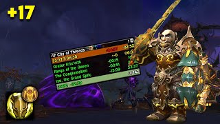 17 Rank 1 City of Threads  Prot Paladin PoV  The War Within 1105 WoW [upl. by Icnan867]