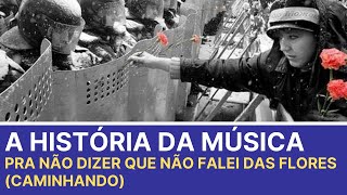 A História da Música Pra Não Dizer Que Não Falei Das Flores Caminhando de Geraldo Vandré [upl. by Oiratno12]