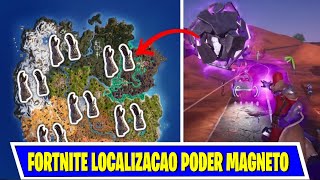 FORTNITE LOCALIZACAO PODER MAGNETO NOVA TEMPORADA [upl. by Innavoij345]