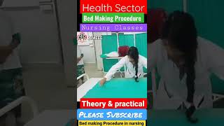 Bed Making Procedure in Nursing  OpenClose B [upl. by Nosnej524]