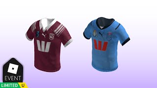 LIMITED How to get the QLD Maroons amp Westpac NSW Blues Jersey in Paradise RP or Create Words or Die [upl. by Naoh8]