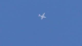 A good sounding Rockwell Turbo AeroCommander cruising at 27000 ft above [upl. by Ursuline]