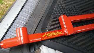 The quotAutoLockquot good amp inexpensive Vehicle Security Device brake pedal lock  presentation 2018 [upl. by Anitnauq676]