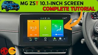 📻MG ZST  ZS Tutorial  101 Inch Infotainment Screen  Feature Walkthrough  Complete User Guide [upl. by Seale]