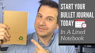 A Beginners Bullet Journal Set Up  How To Use The Bullet Journal Method In Any Notebook [upl. by Moitoso]