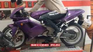 Cagiva Mito 125 on the dyno [upl. by Florence578]