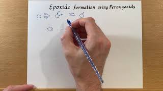 Epoxide formation using Peroxyacids MCPBA [upl. by Ahsiuqram637]