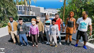 GTA 5 REAL LIFE MOD SS3 12 FAMILY ROAD TRIP [upl. by Siroled]