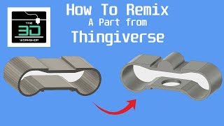 How to Remix a Part from Thingiverse  CAD Design for 3D Printing [upl. by Athena587]