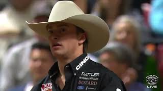 Dylan Hancock Wins First Career GoRound Makes Fastest Run of NFR So Far With 67 in Round 7 [upl. by Ellebana]