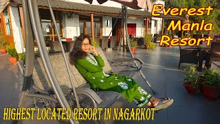 Everest Manla Resort  Mt Everest Snowcapped Himalayas from Room  Nagarkot  Nepal Trip Ep19 [upl. by Leirrad]