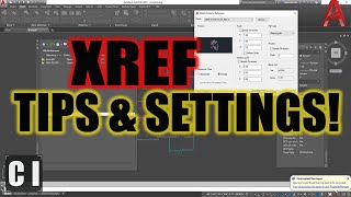 AutoCAD XREF Tips amp Settings Overlay vs Attach  More  External References  2 Minute Tuesday [upl. by Llaccm]