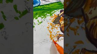 Colors of Freedom The Indian Tricolor micarts art indianart drawing painting shorts short [upl. by Adan826]