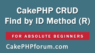 CakePHP 254 Basics Tutorial for Beginners  Blog Application  12  Find by ID and GET request [upl. by Assed134]