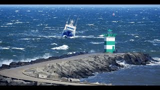 SCH65 SIMPLON Binnenkomend en lossen scheveningen 2162018 [upl. by Eitsrik103]