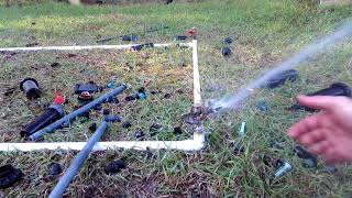 New rainbird impact sprinkler head demonstration [upl. by Aiuqet139]