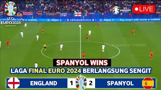 🔴 LIVE  Inggris Vs Spanyol  Final  England Vs Spain UEFA EURO 2024  Lamine Yamal Vs Harry Kane [upl. by Airdnaxila]