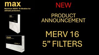 NEW MAX Protection MERV 16 Air Filters [upl. by Zeitler]