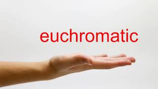 How to Pronounce euchromatic  American English [upl. by Ayr744]