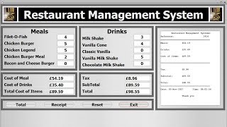 Java NetBeans Object Oriented Project of Restaurant Management System  Part 2 of 2 [upl. by Egief]