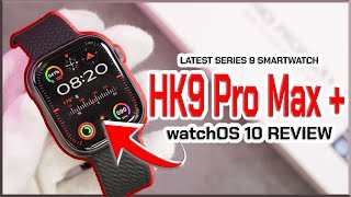 HK9 Pro Max Smartwatch  Display amp UI Full Review  Best Series 9 Replica 🔥 [upl. by Maclay]