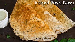 Rava dosa in tamil  ரவா தோசை  crispy and quick [upl. by Julita]