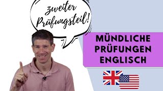 Mündliche Abiturprüfung Englisch  Beispielfragen und Tipps  2 Prüfungsteil  Abitur 2024 [upl. by Crescin365]