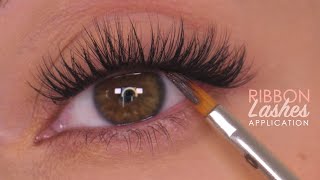 HOWTO Apply Lash Ribbons  Ideal For Hooded Eyes  Shonagh Scott [upl. by Naashar618]