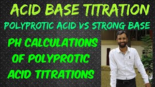 Acidbase titration  Polyprotic Acid vs Strong Base Titration  L7 [upl. by Blair170]