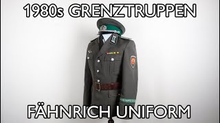 1980s Grenztruppen der DDR Fähnrich Service Uniform [upl. by Sachiko]